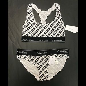 Calvin Klein Sports Bra and Bikini Bottom